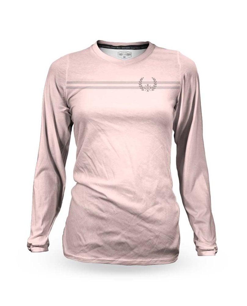 Loose Riders C/S Damen Longsleeve Trikot Laurel - Liquid-Life #Wähle Deine Farbe_Peach