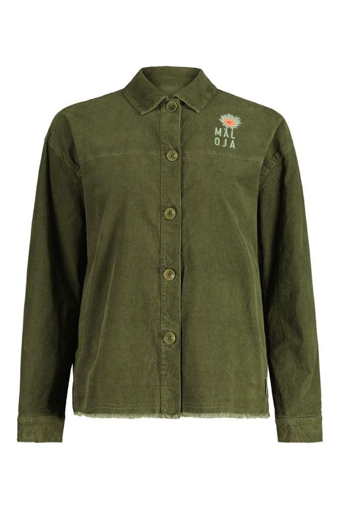 Maloja TschinglsM. Organic Cord Stretch Shirt - Liquid-Life #Wähle Deine Farbe_Moss