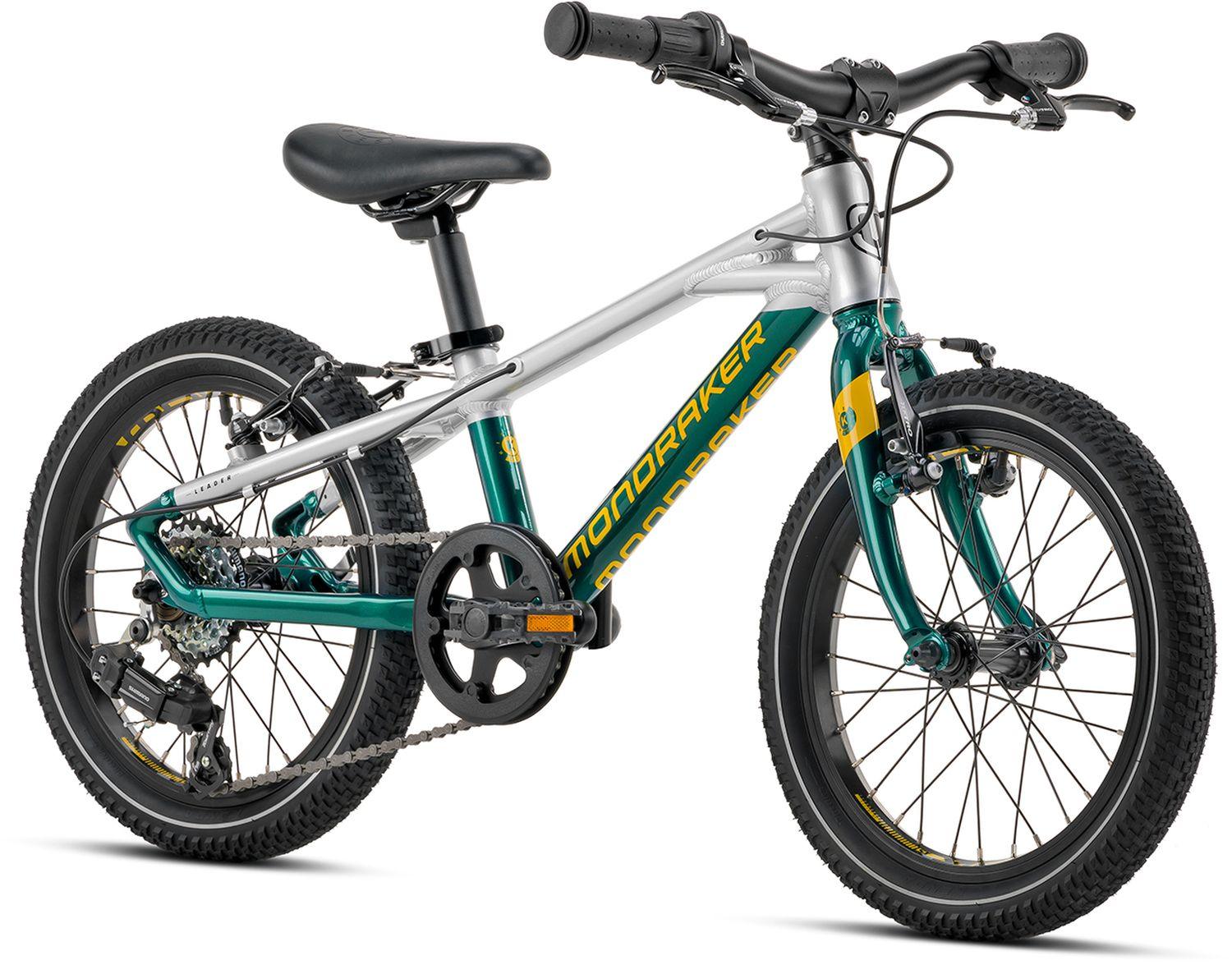 Mondraker Leader 16 Gloss British Racing Green / Racing Silver / Yellow 2023 - Liquid-Life