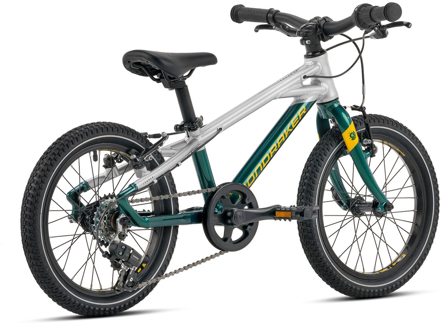 Mondraker Leader 16 Gloss British Racing Green / Racing Silver / Yellow 2023 - Liquid-Life