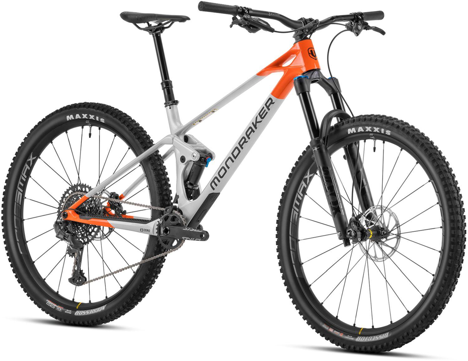 Mondraker Raze Carbon R Gloss Silver / Orange 2023 - Liquid-Life