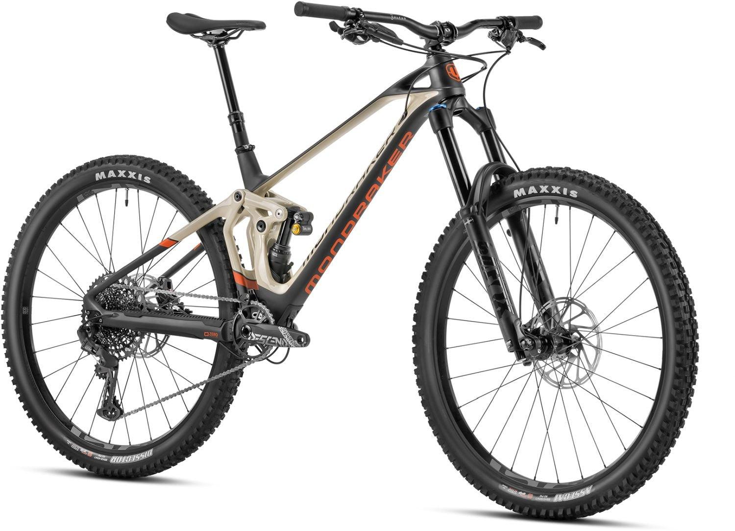 Mondraker Superfoxy Carbon R Gloss Carbon / Matte Desert Grey / Orange 2023 - Liquid-Life