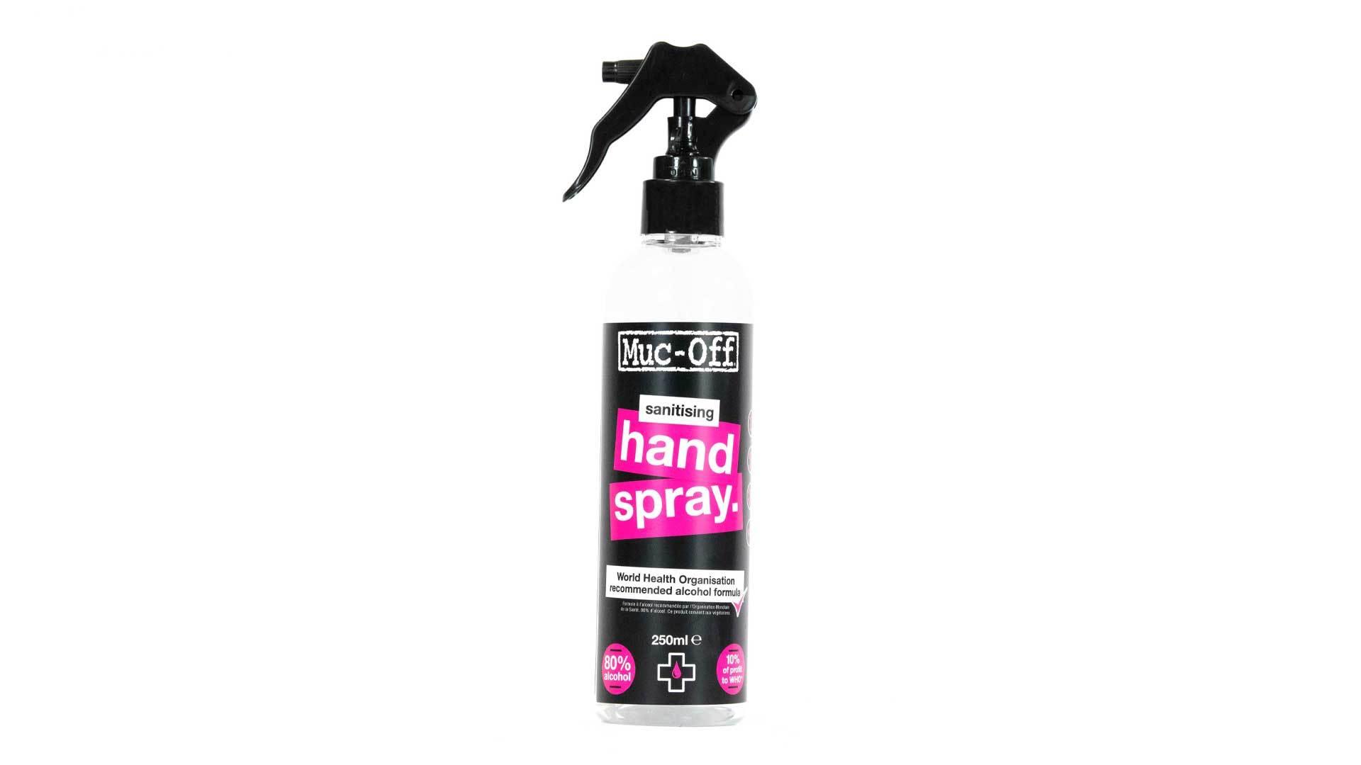 Muc Off Antibacterial Hand Sanitising Spray - Liquid-Life