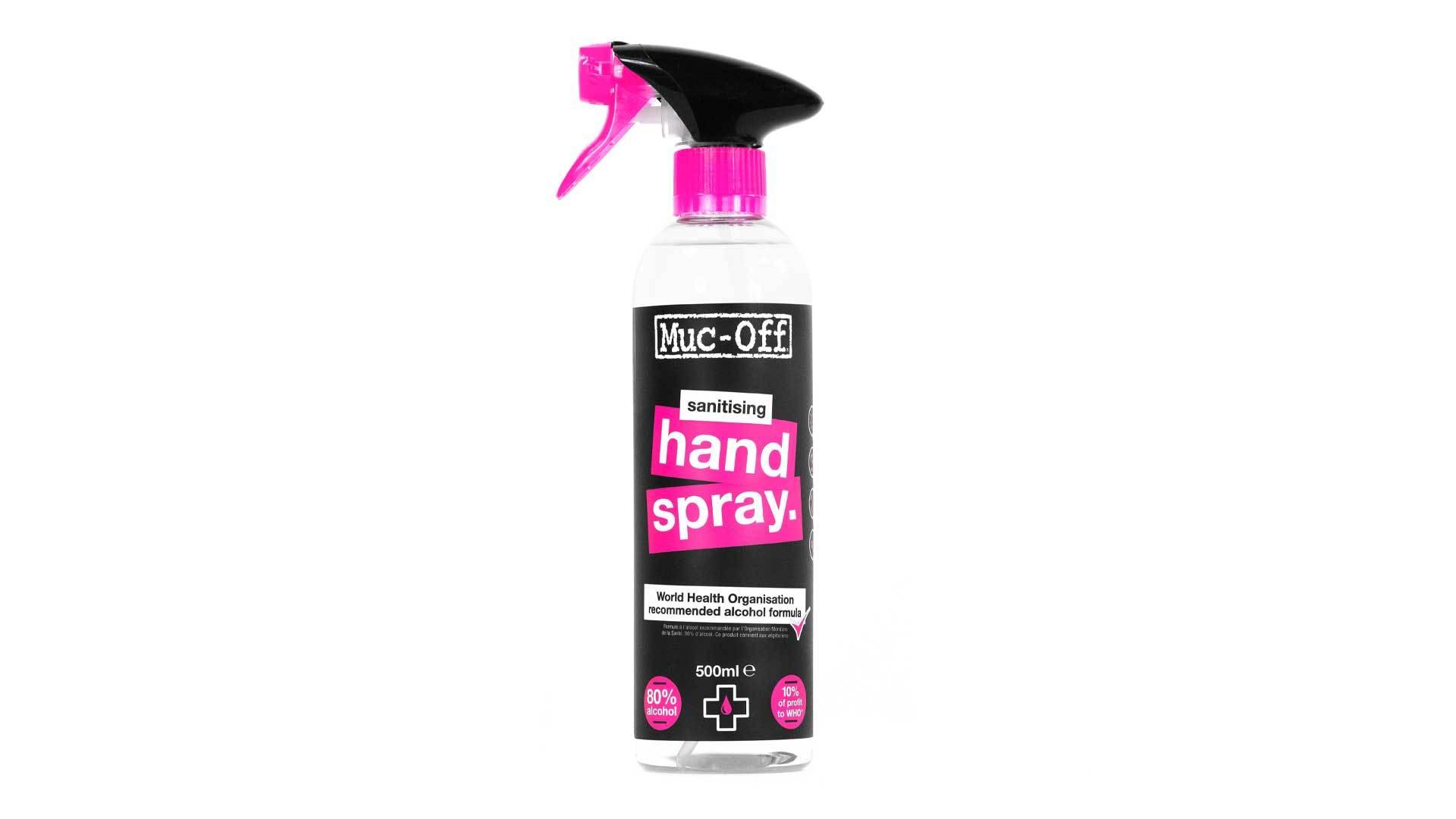 Muc Off Antibacterial Hand Sanitising Spray - Liquid-Life