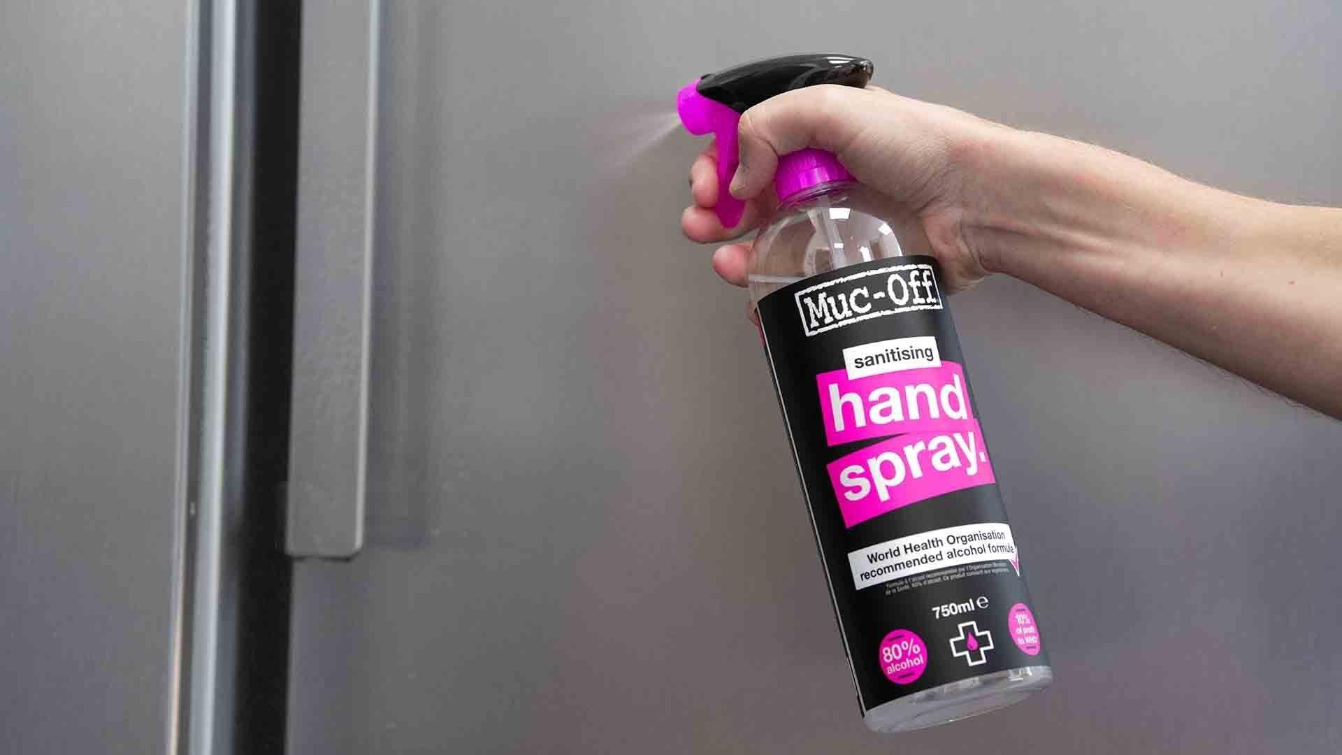 Muc Off Antibacterial Hand Sanitising Spray - Liquid-Life