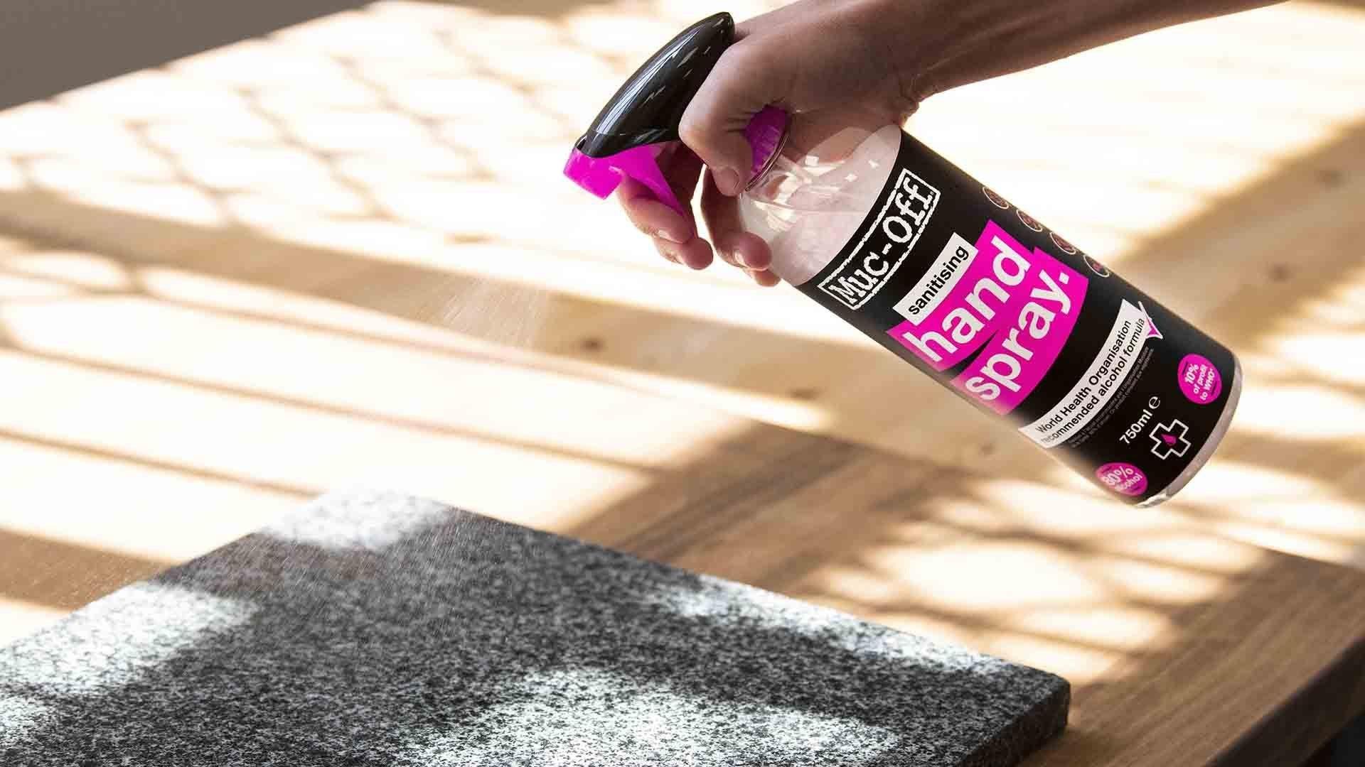 Muc Off Antibacterial Hand Sanitising Spray - Liquid-Life