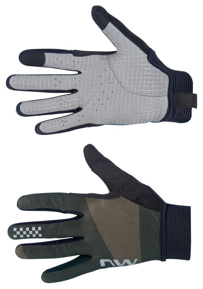 Northwave Air LF Full Finger Glove - Liquid-Life #Wähle Deine Farbe_Green Fore/Grey