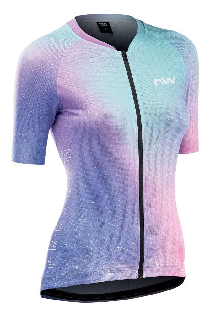 Northwave Freedom Woman Jersey Short Sleeve - Liquid-Life #Wähle Deine Farbe_Violet/Fuchsia