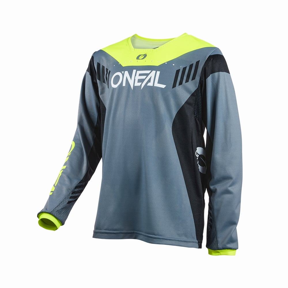 O'Neal Element FR Youth Jersey Hybrid - Liquid-Life #Wähle Deine Farbe_gray/neon yellow