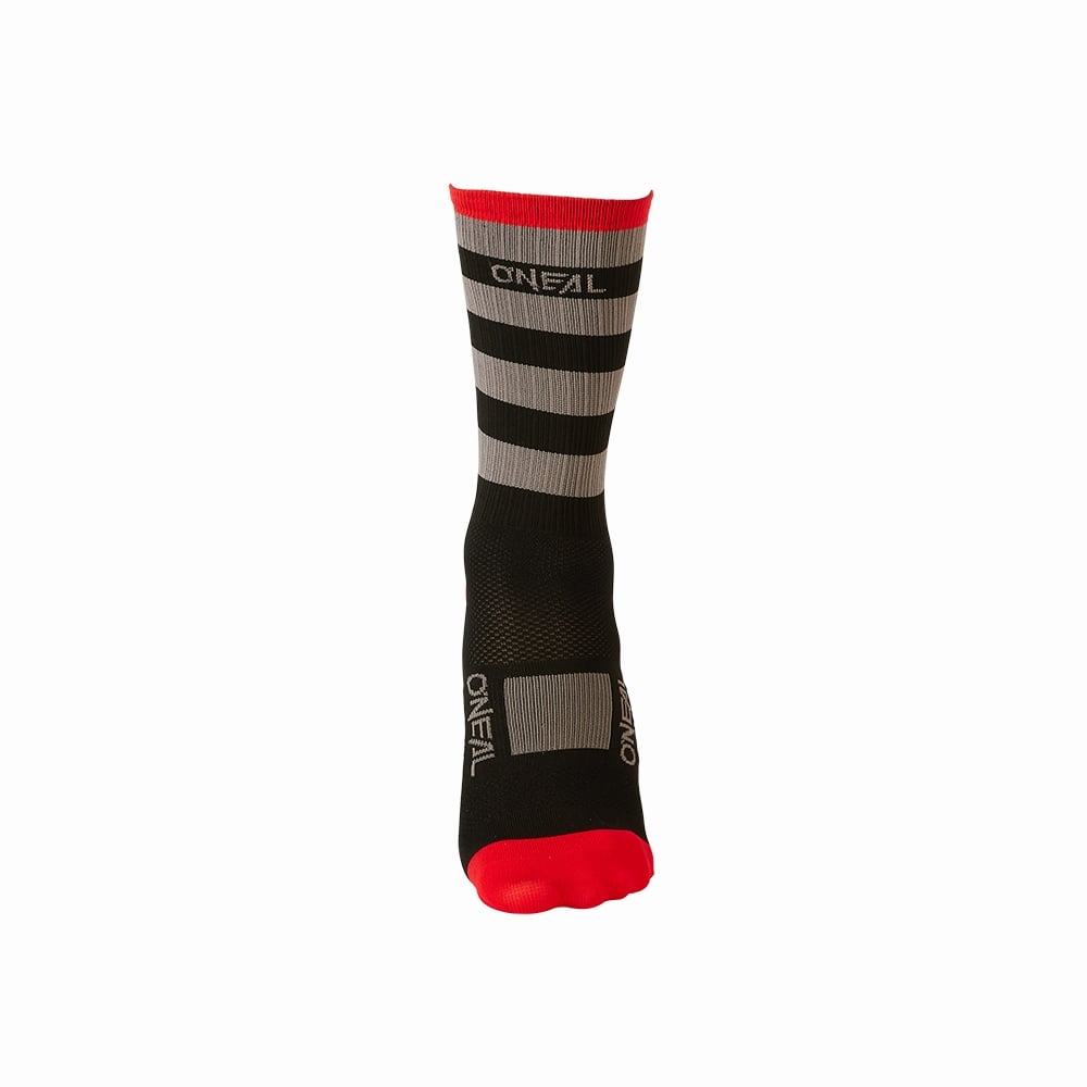 O'Neal MTB Performance Sock - Liquid-Life #Wähle Deine Farbe_Stripe black/gray/red