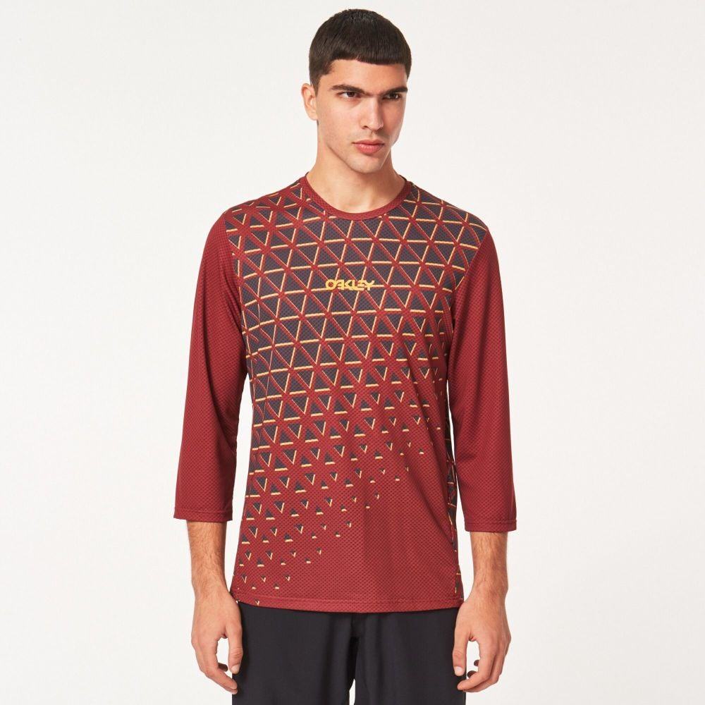 Oakley Flow 3/4 Jersey - Liquid-Life #Wähle Deine Farbe_Iron Red