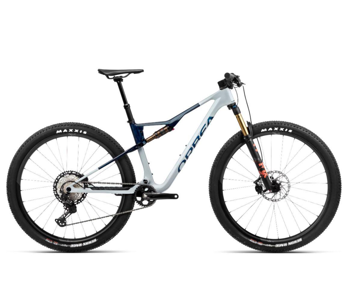 Orbea 23 OIZ M10 Halo Silver-Blue Carbon View 2023 - Liquid-Life