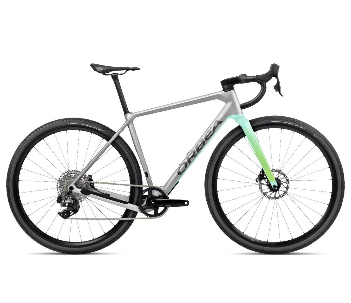 Orbea 23 TERRA M31eTEAM 1X Stone Silver-Ice Green 2023 - Liquid-Life