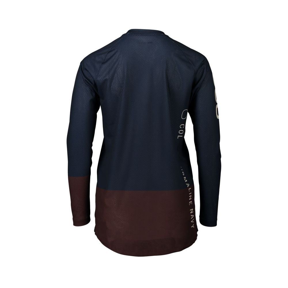 POC Women's MTB Pure LS Jersey - Liquid-Life #Wähle Deine Farbe_Turmaline Navy/Axinite Brown
