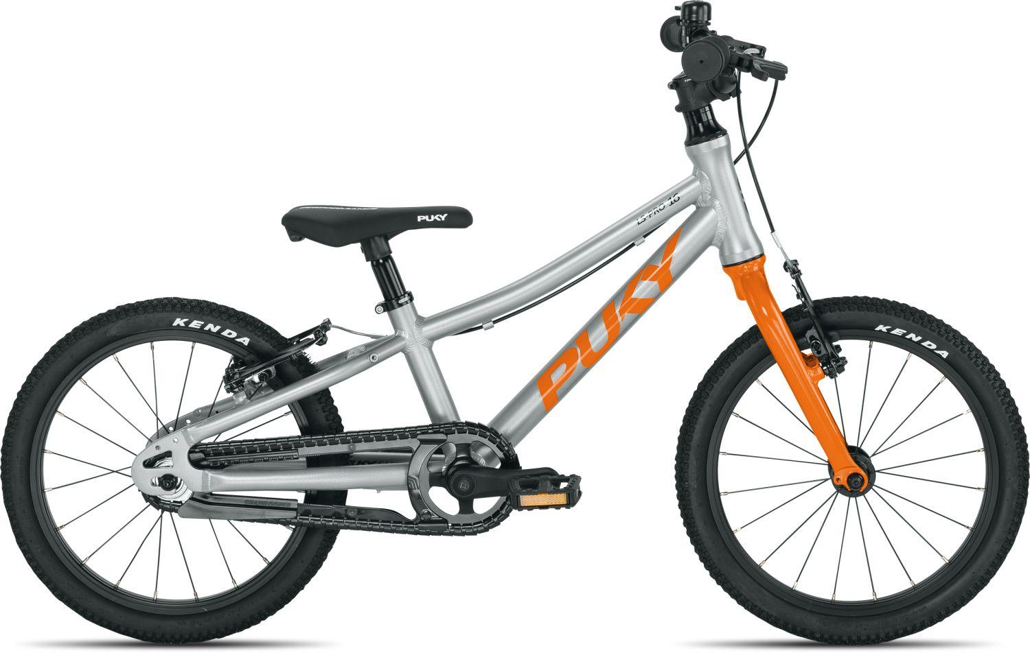 schutzblech puky ls pro 16 Puky LS-PRO 16-1 silber/orange – Ultraleichtes Kinderfahrrad (5,9kg)
