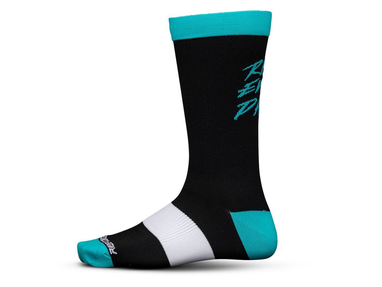 Ride Concepts Ride Every Day Socks - Liquid-Life #Wähle Deine Farbe_Black/Aqua