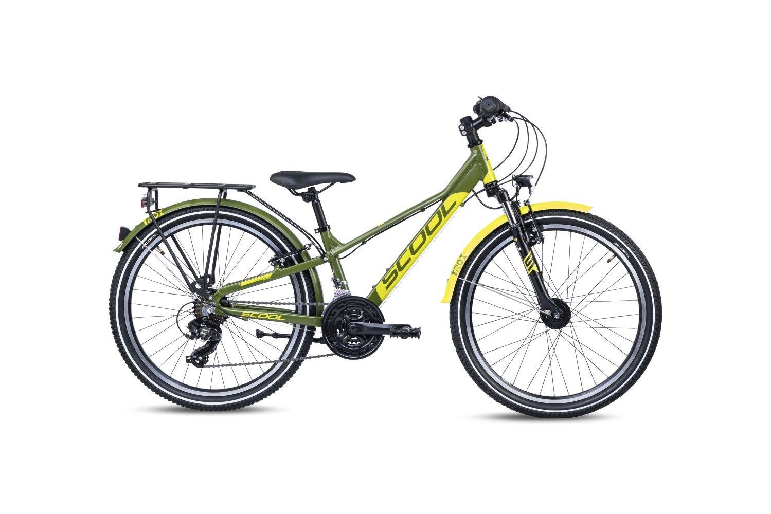 S'Cool troX EVO 24-21S: Das ultimative Jugend-Crossbike in Green/Lime