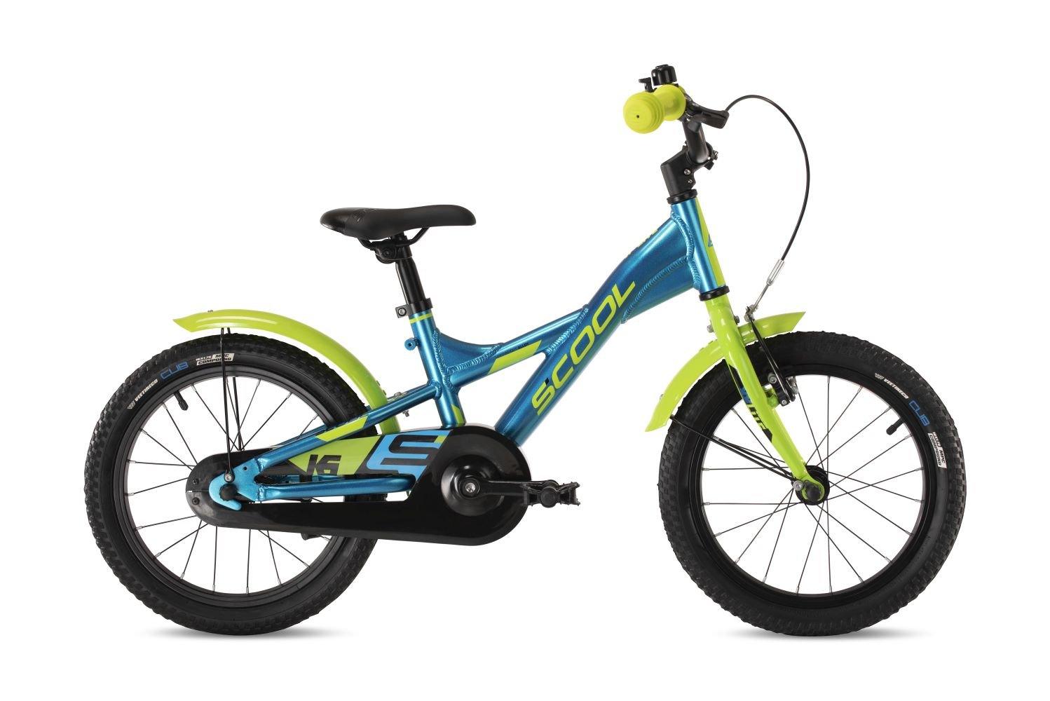 S’Cool XXlite 16-1S Blue/Lime: Das coole & sichere Kinderbike