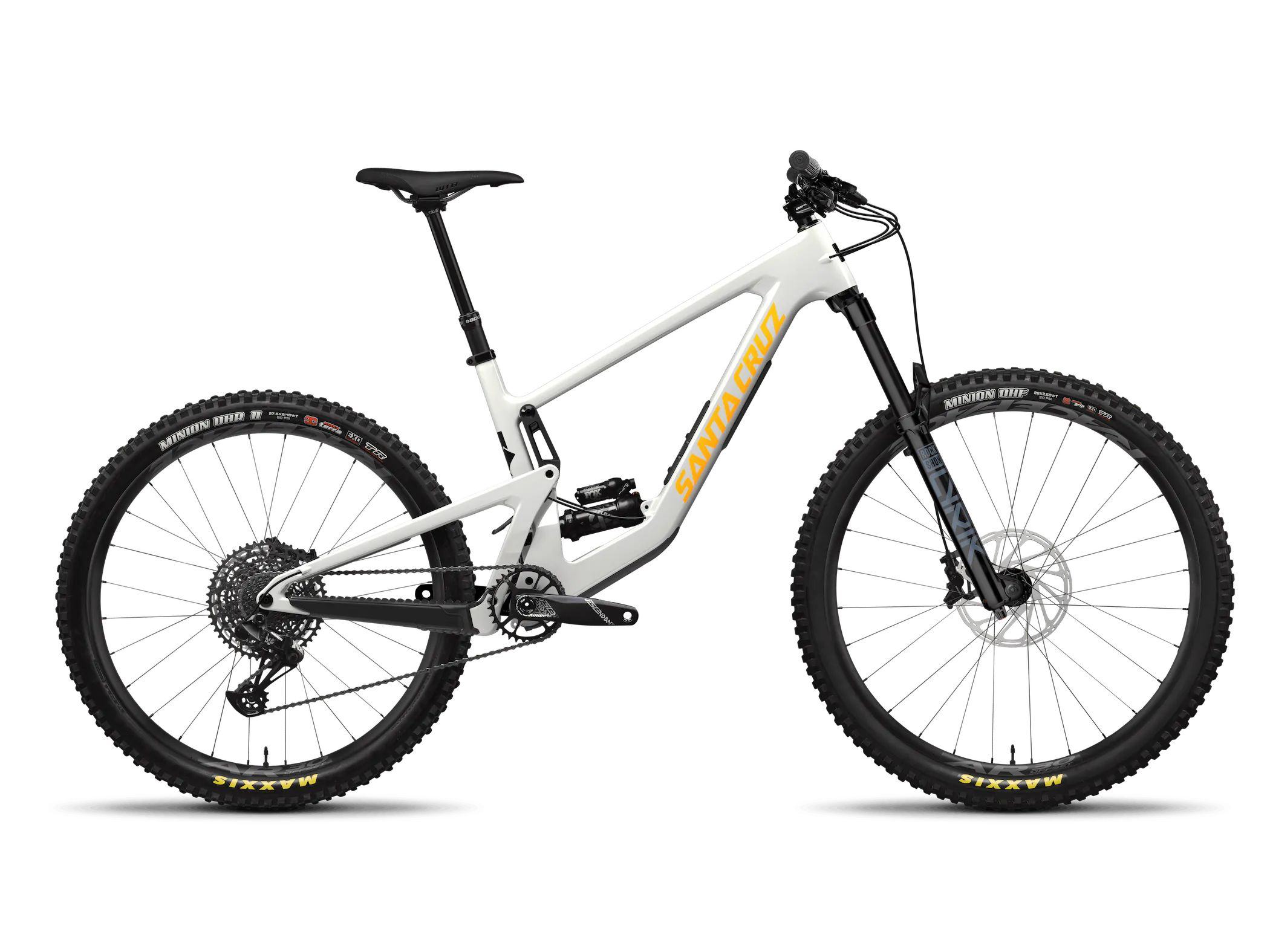 Santa Cruz Bronson 4.1 C R MX Gloss Chalk White 2024 - Liquid-Life