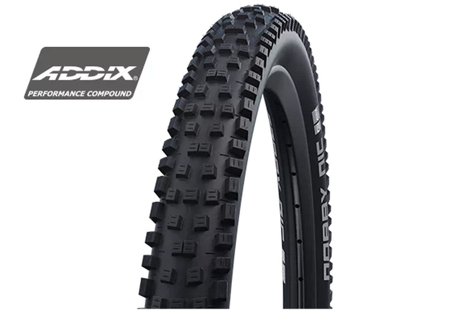 Schwalbe Nobby Nic Faltreifen Performance Line Addix Black Performance,Tube E-50 - Liquid-Life