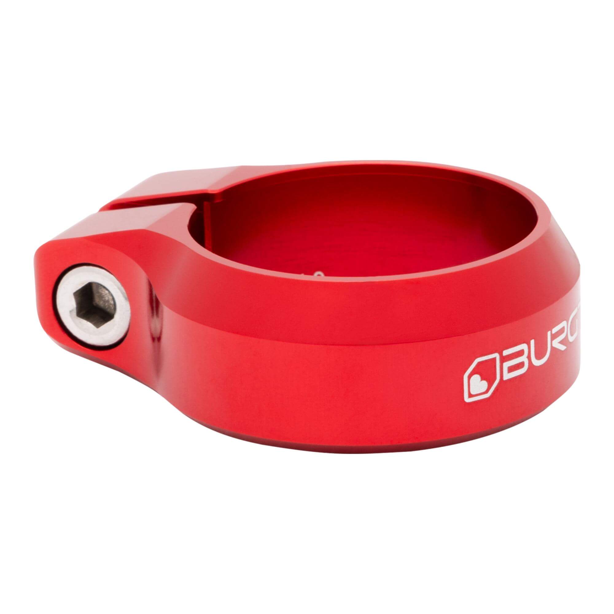 Burgtec SEAT CLAMP - Liquid-Life #Wähle Deine Farbe_Race Red