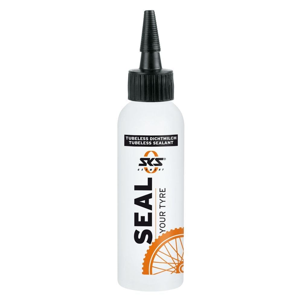 rennrad dichtmilch SKS Seal Your Tyre Dichtmilch: Pannenschutz bis 6mm & CO2-ready Linsenfarbe:Gold SIMPLON PRIDE: noch immer Fraser river