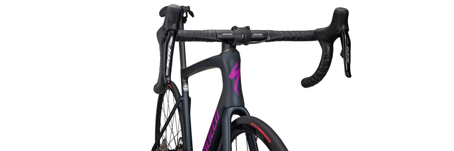 Specialized Tarmac SL7 Comp - Shimano 105 Di2 Satin Metallic Deep Lake/Purple Orchid 2023 - Liquid-Life