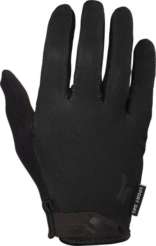 Specialized Womens Body Geometry Sport Gel Long Finger Gloves - Liquid-Life #Wähle Deine Farbe_Black