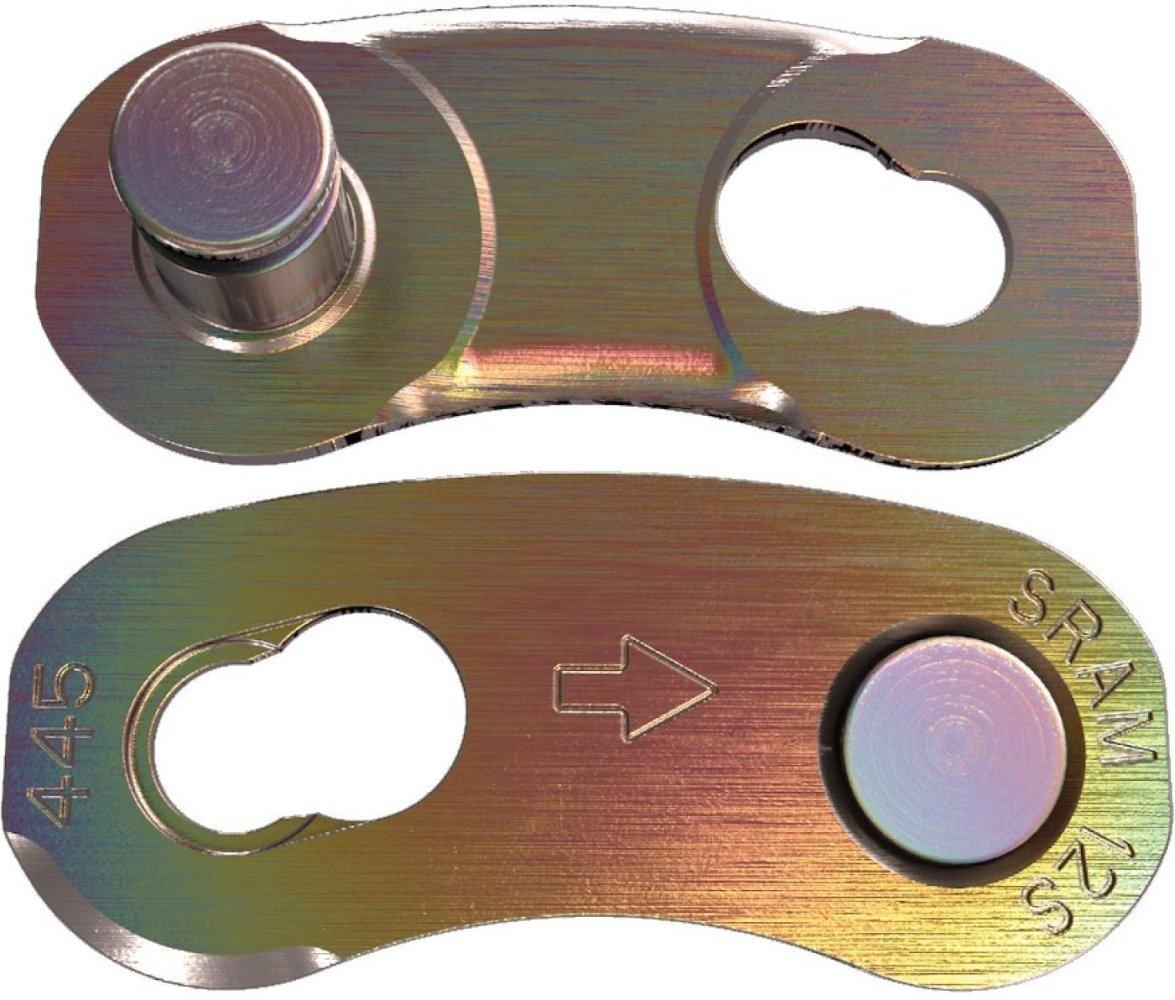 SRAM Kettenverschluß-Glied Power Lock Kettenverschluss Power Lock für 12-fach Ketten, rainbow - Liquid-Life