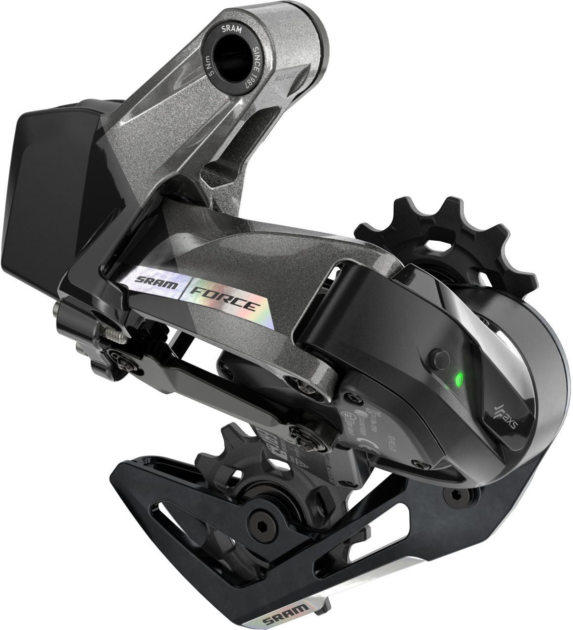 Sram Force AXS XPLR Schaltwerk 12-fach #Wähle Deine Farbe_Unicorn Grey w/Laser Foil