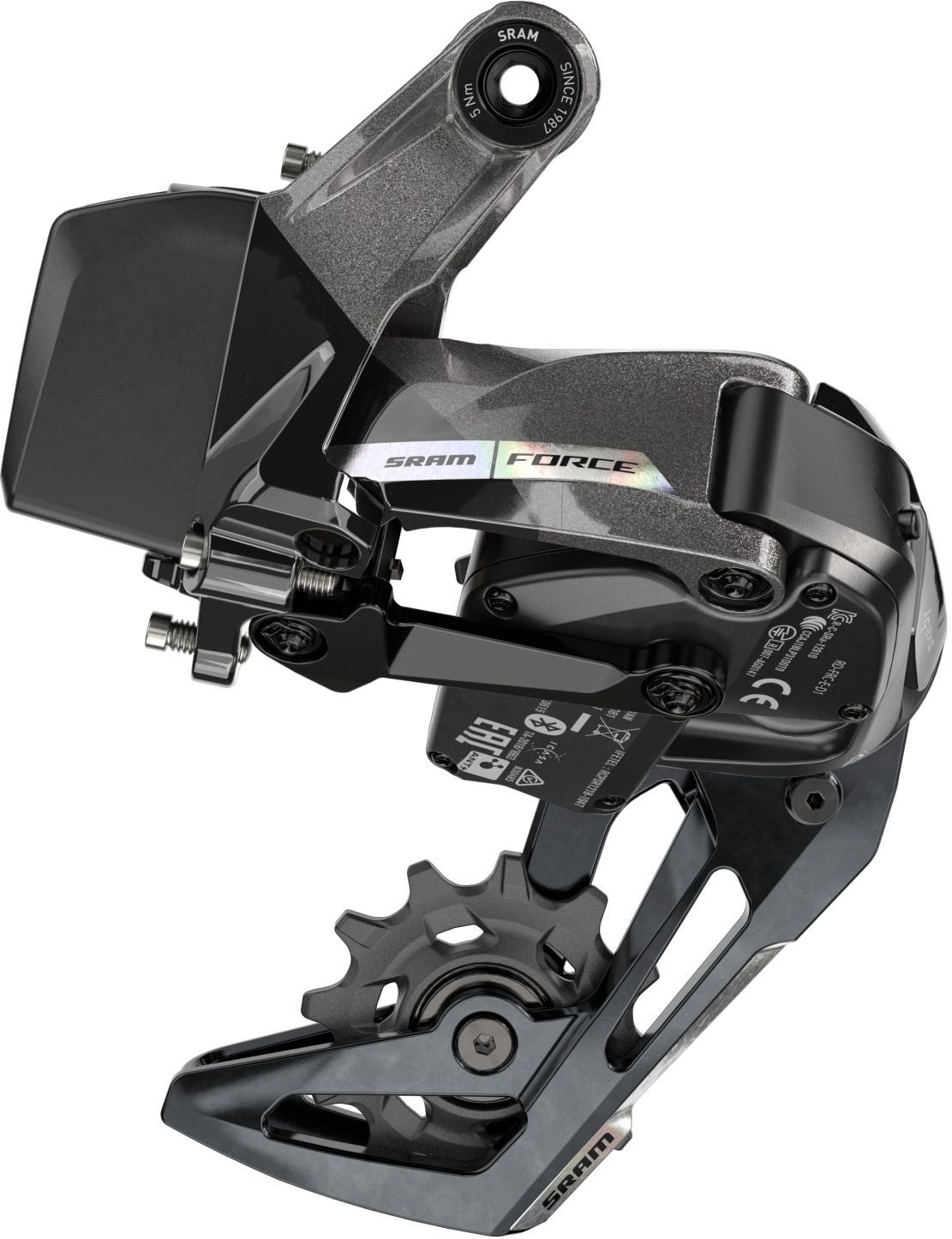 Sram Force AXS XPLR Schaltwerk 12-fach #Wähle Deine Farbe_Unicorn Grey w/Laser Foil