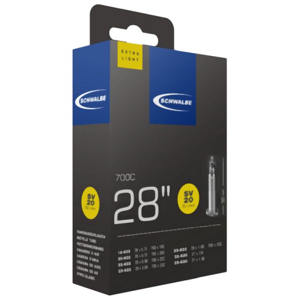 Schwalbe Fahrradschlauch SV20 28"/60mm (extralight)