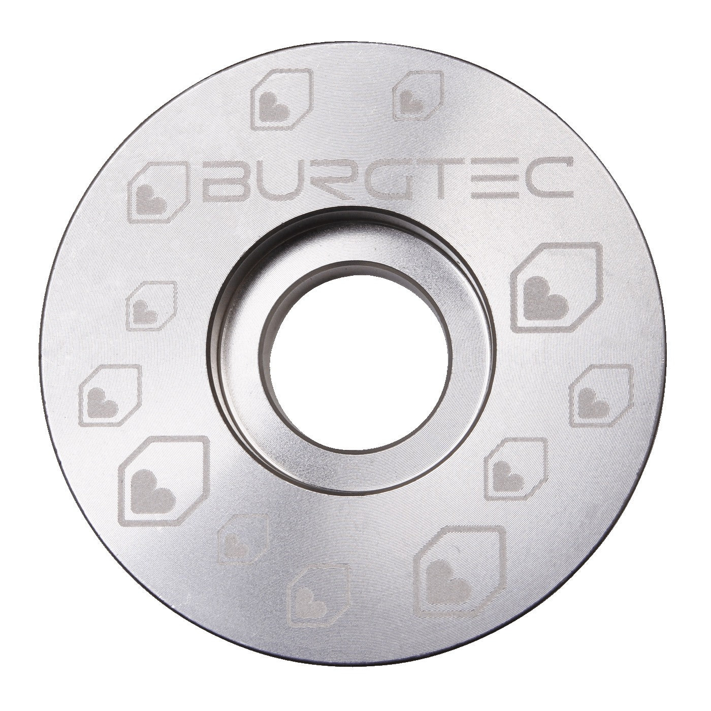 Burgtec Top Cap - Liquid-Life #Wähle Deine Farbe_Rhodium Silver