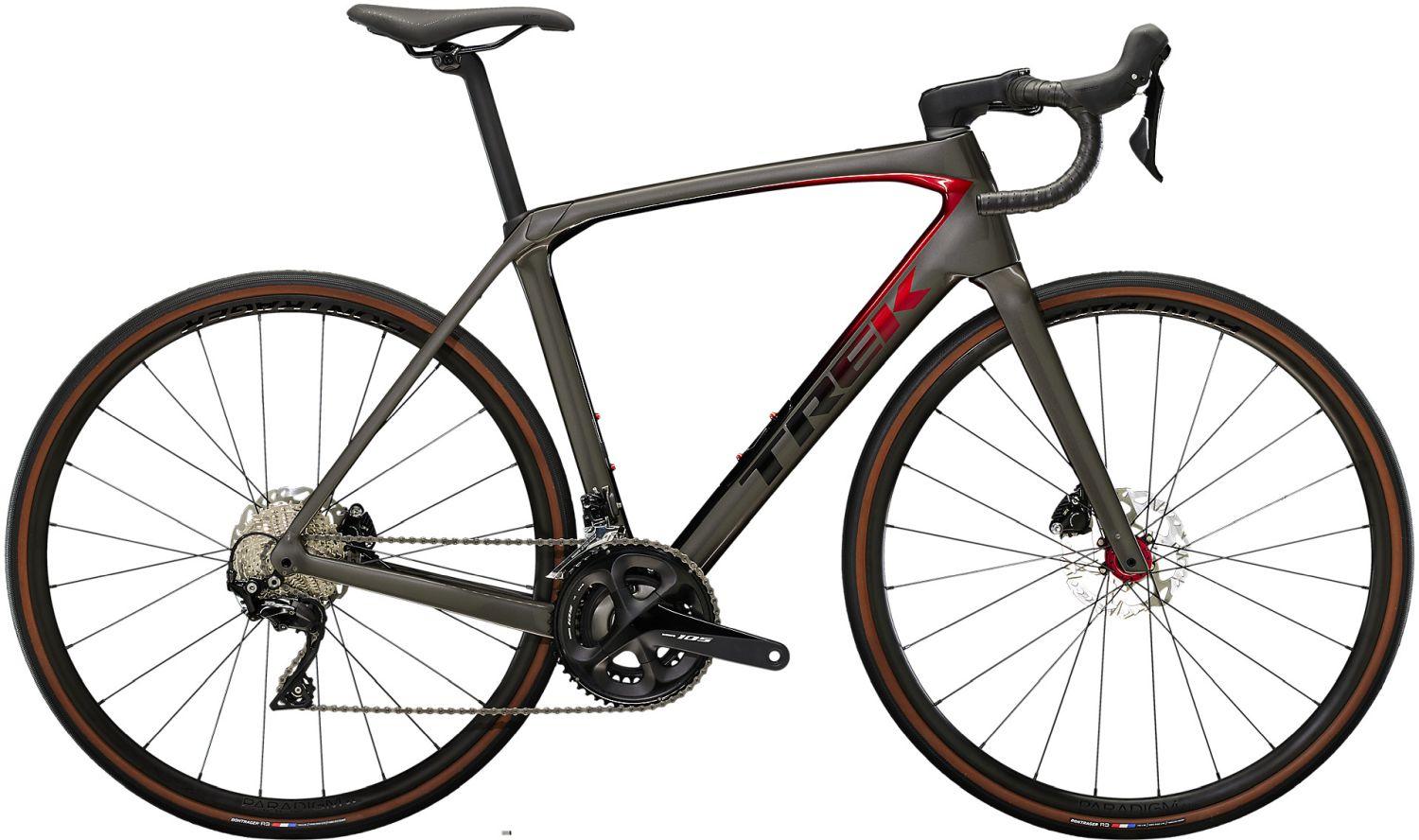 trek rennrad grau Trek Domane SL 5 Gen 4 Grau: Aerodynamik & Komfort vereint