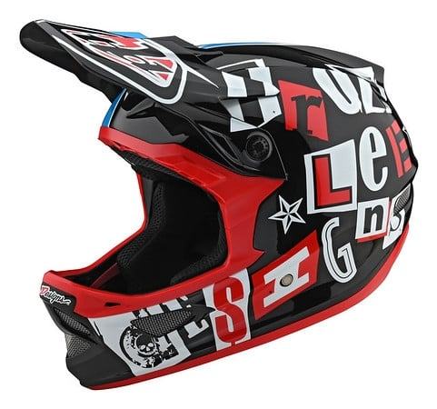 Troy Lee Designs D3 Fiberlite Helmet Anarchy - Liquid-Life