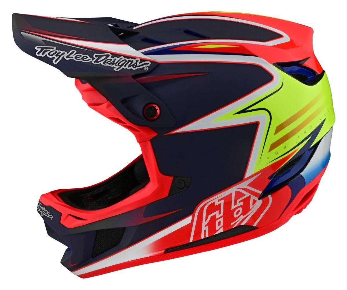 Troy Lee Designs D4 Carbon MIPS Helm Lines - Liquid-Life