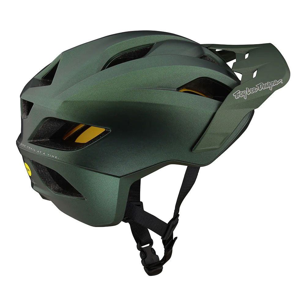 Troy Lee Designs Flowline Helmet W/Mips - Liquid-Life #Wähle Deine Farbe_Orbit Forest Green