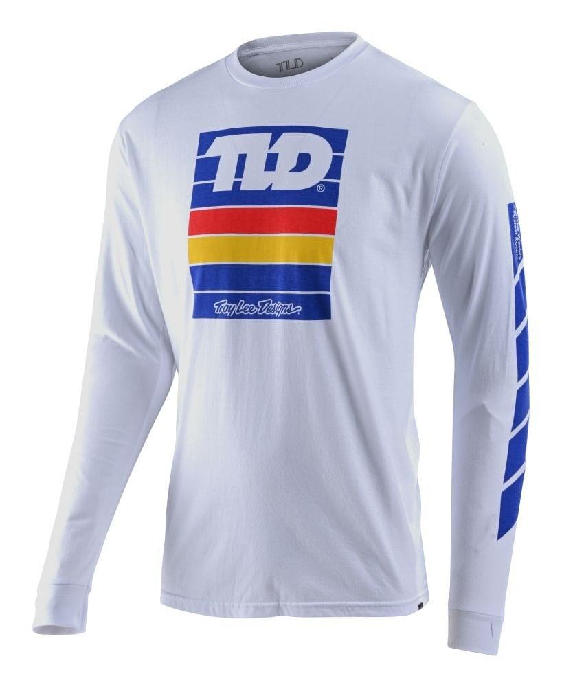 Troy Lee Designs Pregame L/S Tee - Liquid-Life #Wähle Deine Farbe_White