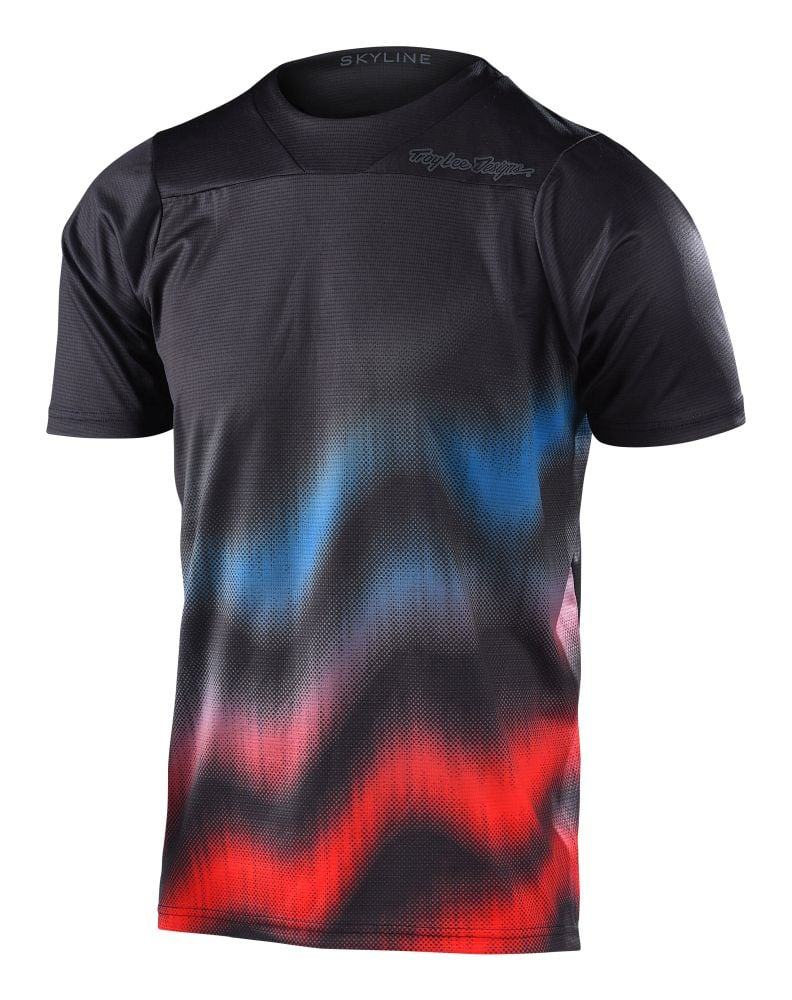 Troy Lee Designs Skyline SS Jersey Wave - Liquid-Life #Wähle Deine Farbe_black