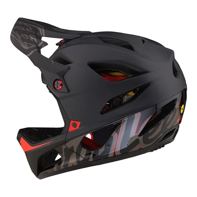 Troy Lee Designs Stage Helmet W/Mips - Liquid-Life #Wähle Deine Farbe_Signature Black