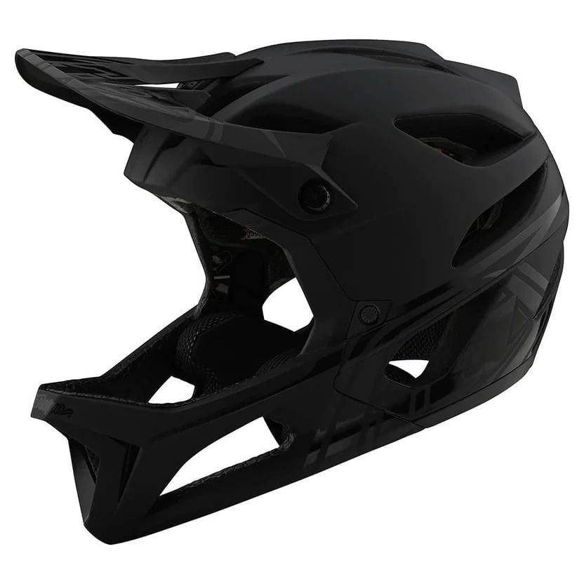 Troy Lee Designs Stage Mips Helmet - Liquid-Life #Wähle Deine Farbe_Stealth Midnight