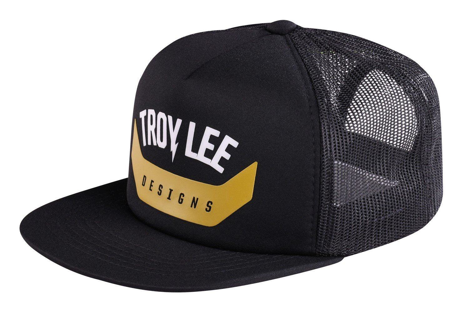 Troy Lee Designs Trucker Snapback Cap - Liquid-Life #Wähle Deine Farbe_Arc black/gold