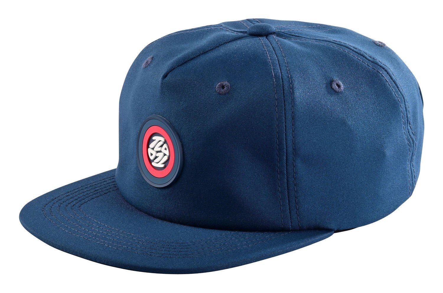 Troy Lee Designs Unstructured Snapback Cap Spun slate blue - Liquid-Life