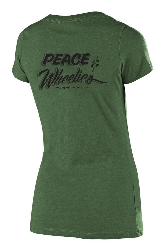 Troy Lee Designs Women Peace & Wheelies Tee - Liquid-Life