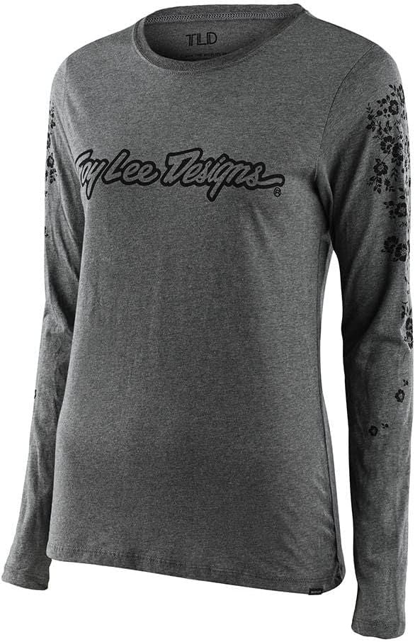 Troy Lee Designs Women Signature Floral L/S Tee - Liquid-Life #Wähle Deine Farbe_Gray