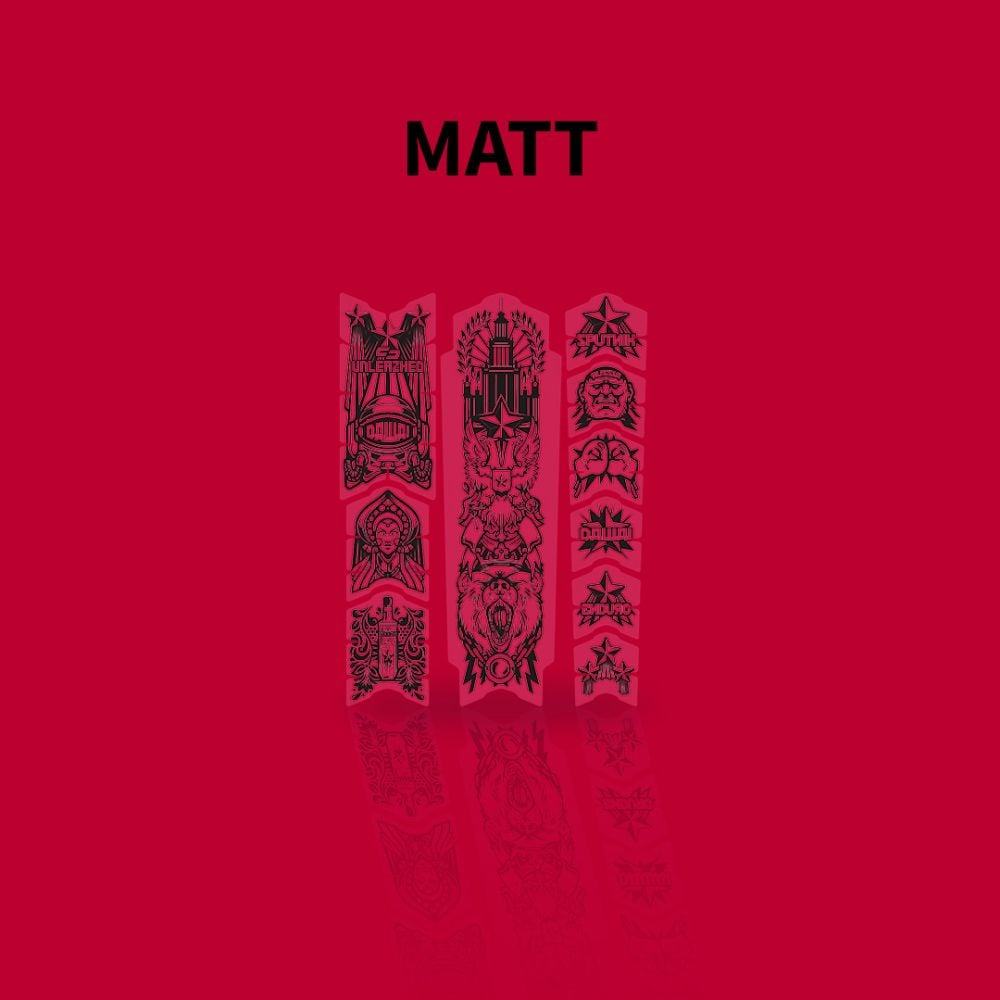 unleazhed frame unscratch BP01-S - Liquid-Life #Wähle Deine Farbe_Dawei Black Matt