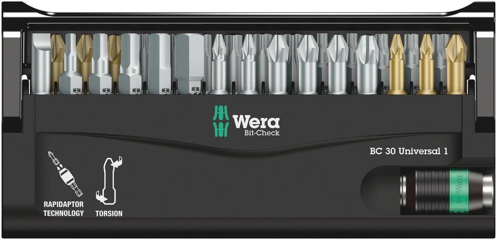 Wera Bit-Check 30 Universal 1, 30-teilig - Liquid-Life