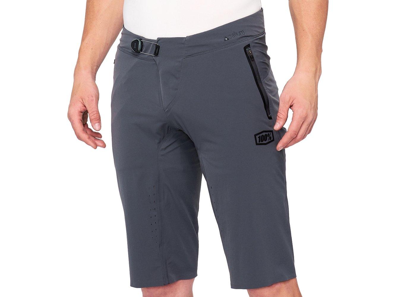 100% Celium Enduro/Trail Short - Liquid-Life #Wähle Deine Farbe_Charcoal