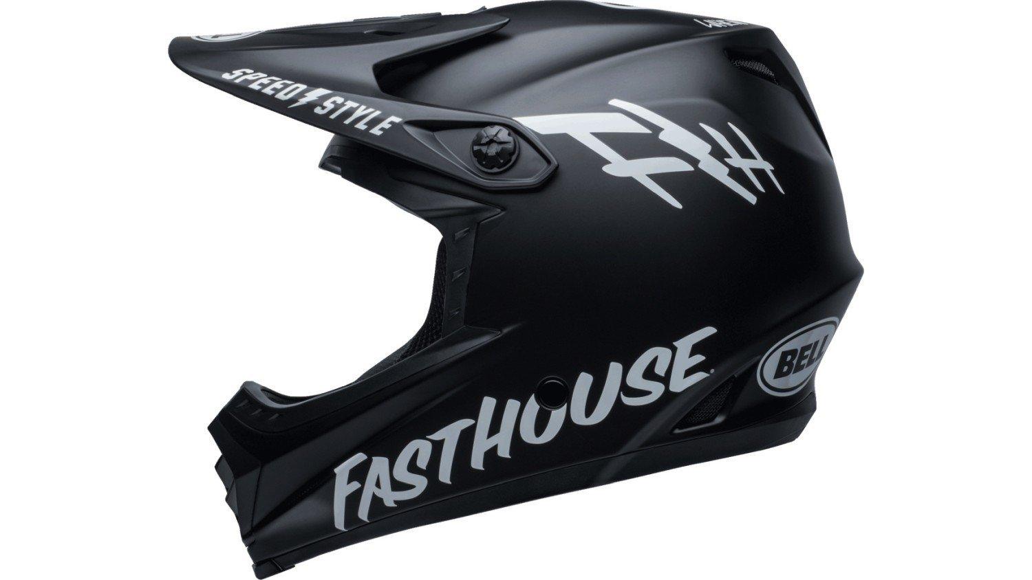 Bell FULL-9 FUSION MIPS - Liquid-Life #Wähle Deine Farbe_Matte Black/White Fasthouse