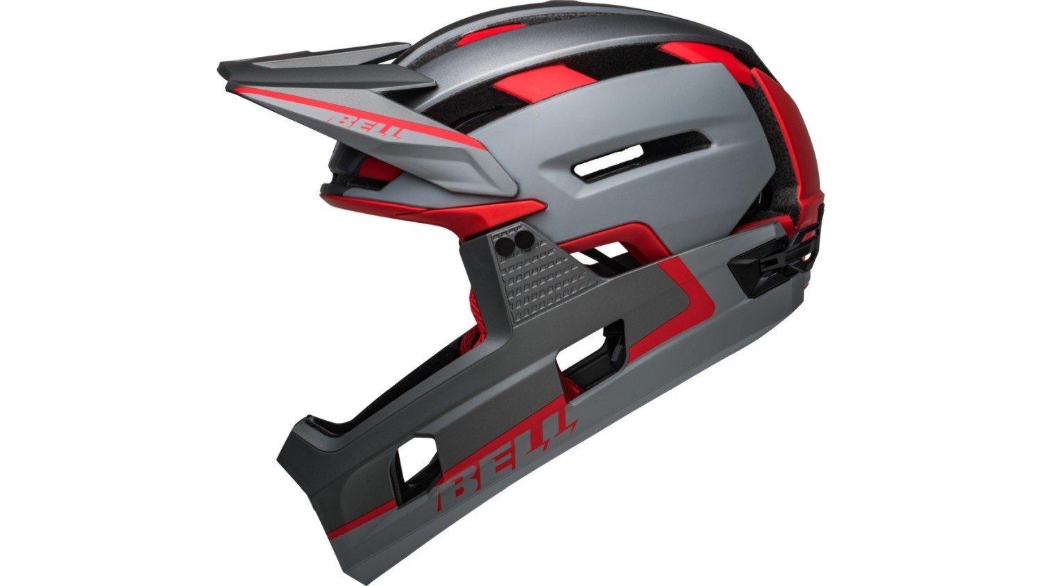 Bell Super Air R Spherical - Liquid-Life #Wähle Deine Farbe_Matte Gray/Red